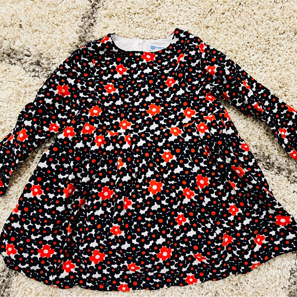 Jacadi Paris Floral Long Sleeve Dress size3T